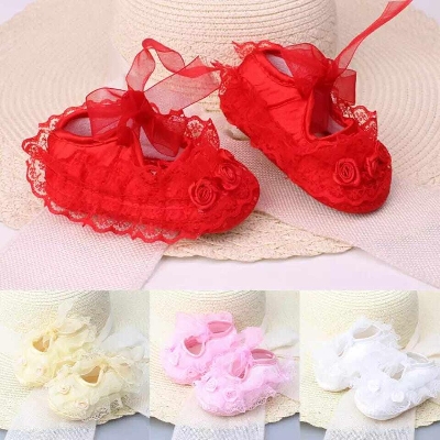 Picture of Baby Girl Shoes for New Born Baby with Extra Comfort Multicolor