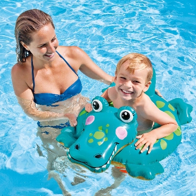 Picture of Inflatable Wet Set Collection Swimming Ring Big Animal Alligator Multicolor