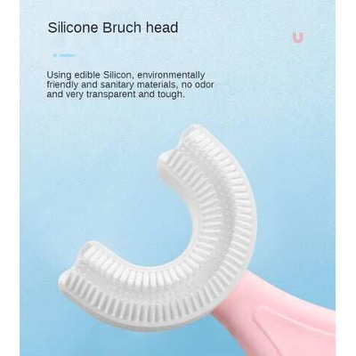 Picture of 2-12 years old U-shaped Baby Toothbrush Children's Soft U-shaped Toothbrush Oral Shape Cleaning Toothbrush 