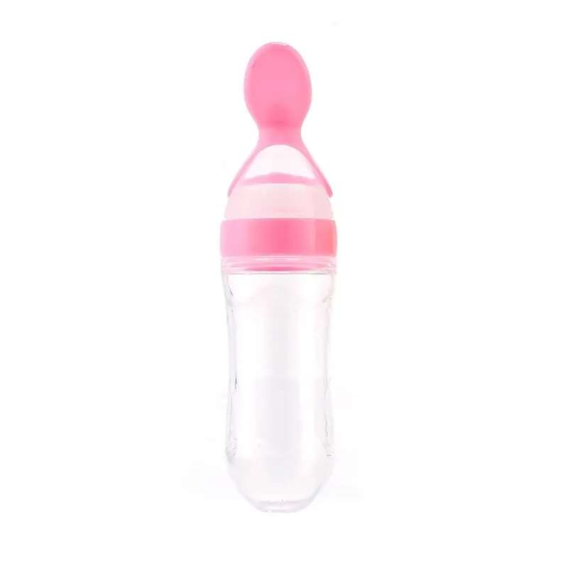 Picture of Silicone Baby Spoon Feeder 90 Ml Feeding Utensil for Infants