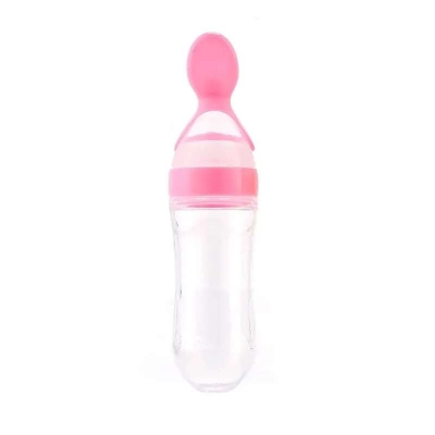 Picture of Silicone Baby Spoon Feeder 90 Ml Feeding Utensil for Infants