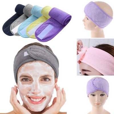 Picture of 1 Pcs Wash Face Makeup SPA Hair Band Women's Sweat Elastic Soft headbands Multicolor