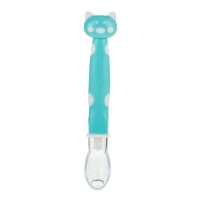Picture of New Cartoon Design Silicone Baby Feeding Spoon Multicolor