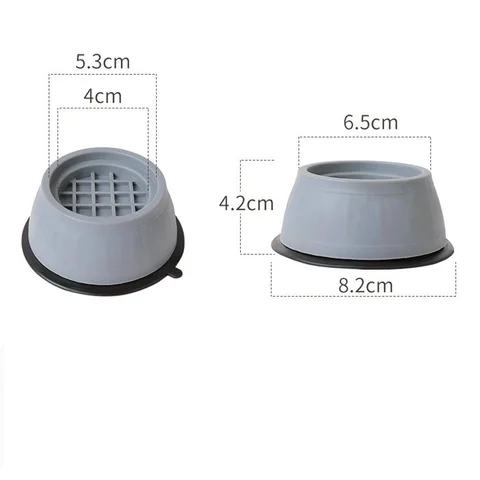 Picture of 4Pcs Anti-Vibration Pad Dryer Non-Slip Universal Fixed Washing Machine Stand 