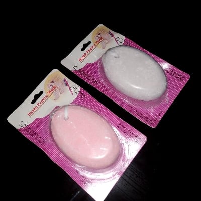 Picture of OVAL SHAPE PUMICE STONE FOR FOOT SCRABBING OR CLEANING - 1 Pcs Multicolor