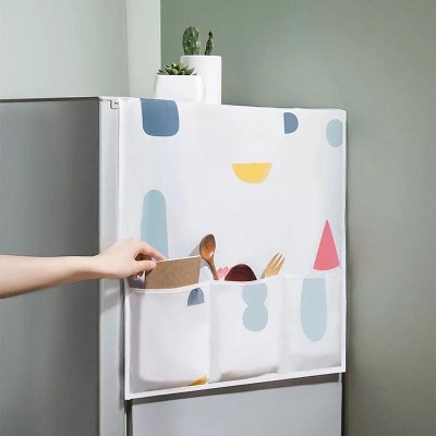Picture of Dustproof Fridge Cover & Washing Machine Cover-Multicolor Multicolor