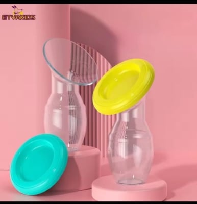 Picture of Portable Silicone Manual Breast Pump Baby Breastfeeding Bottle Strong Suction Breastmilk Collector for Female Mom Women