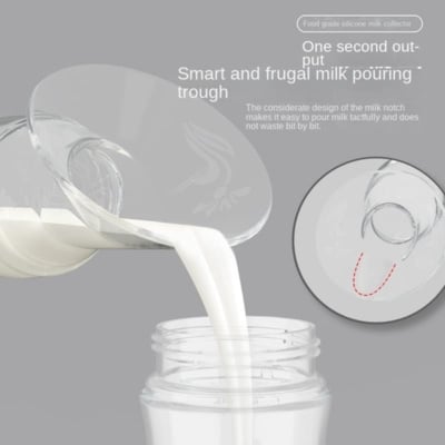 Picture of Portable Silicone Manual Breast Pump Baby Breastfeeding Bottle Strong Suction Breastmilk Collector for Female Mom Women