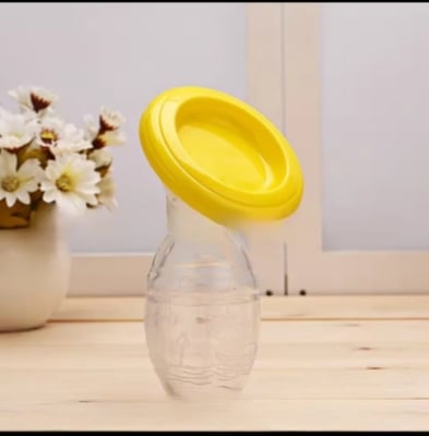 Picture of Portable Silicone Manual Breast Pump Baby Breastfeeding Bottle Strong Suction Breastmilk Collector for Female Mom Women
