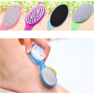 Picture of Foot Cleaner 4 in 1 Foot Care Brush and Stone set Multicolor