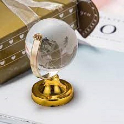 Picture of World Map Earth Round Globe Crystal Paperweight Decoration For Gift 
