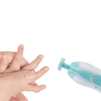 Picture of Baby Electric Nail Trimmer Kid Nail Polisher Tool Baby Care Newborn Clippers Toes Fingernail Cutter Trimmer Infant Manicure Set