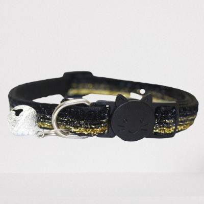 Picture of Adjustable Sparkling Pet Cat Collar With Bell