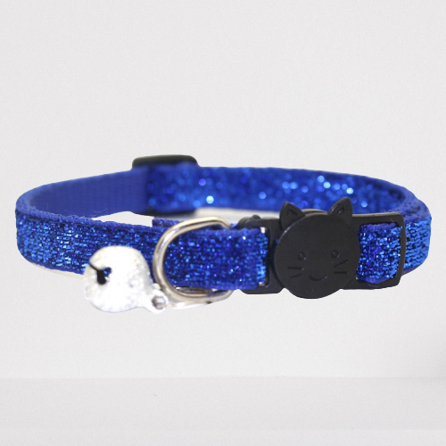 Picture of Adjustable Sparkling Pet Cat Collar With Bell