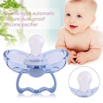 Picture of BPA Free Silicone Custom Design Baby Pacifier Multicolor