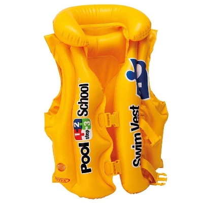 Picture of Plastic Swimming Vest Jacket for Kids - Orange Orange
