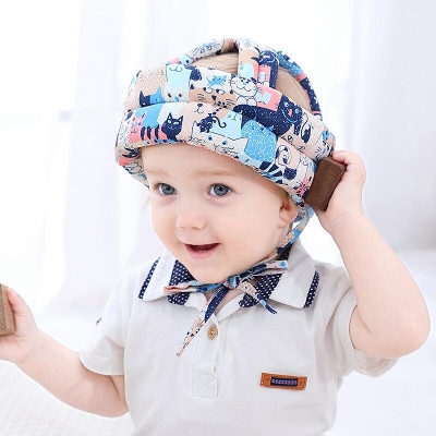 Picture of Baby Head Protector Cap Child Walking Safety Helmet (Color as Per Stock) Multicolor