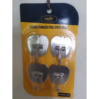 Picture of Strong Stainless Steel Home Kitchen Wall Hooks. Silver