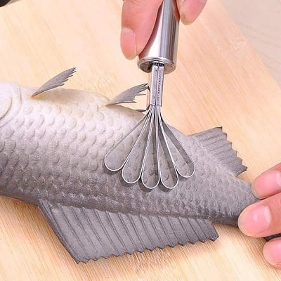 Picture of Fish Skin Scale Peeler Silver