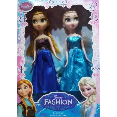 Picture of Frozen Anna & Elsa Doll Set for Girls Play & Fun - Doll Multicolor