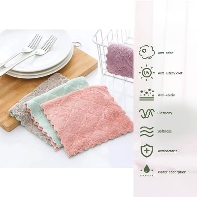 Picture of Baby Microfiber Water Proof Towel Size: 27*16cm Multicolor