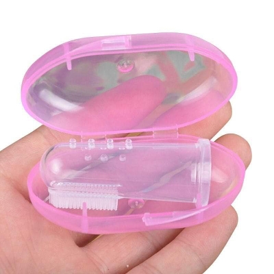 Picture of Silicone Baby Finger Tooth Brush for Baby
