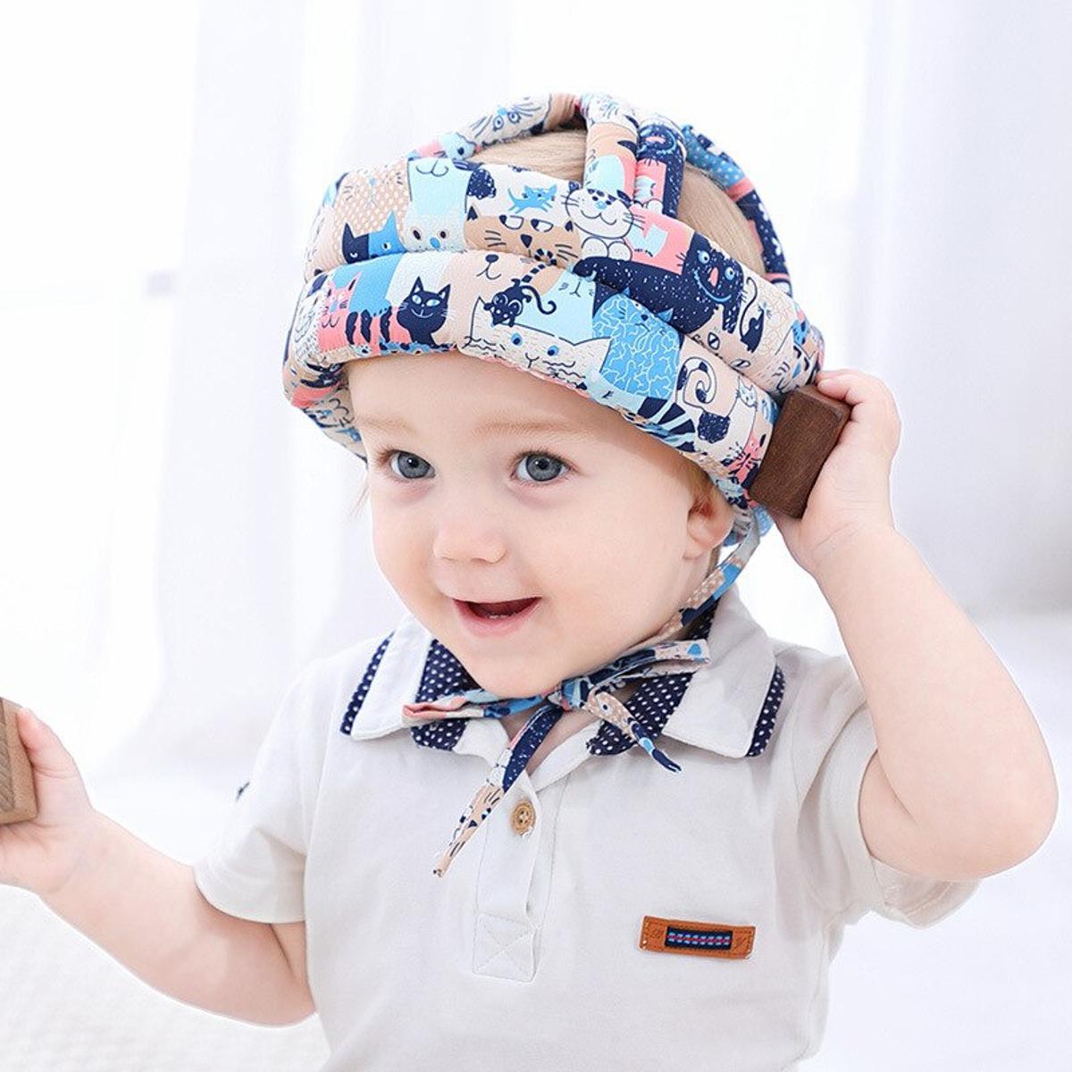 Picture of Baby Head Protector Cap Child Walking Safety Helmet Multicolor