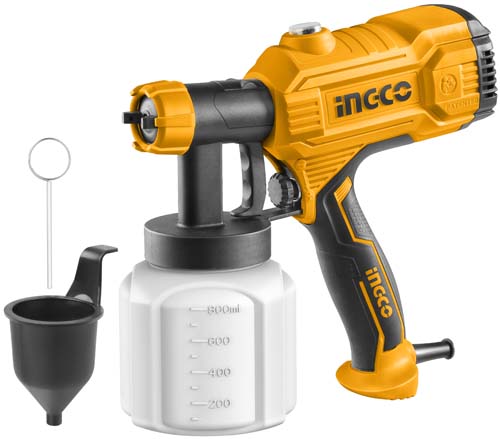 Picture of Electric Spray Paint Gun Machine Ingco 450W Industrial SPG3508 - Yellow