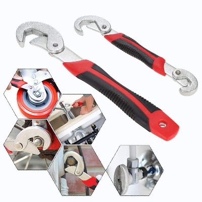 Picture of Snap n Grip Steel Adjustable Universal Wrench - Red