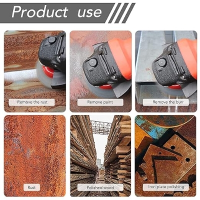 Picture of 3 inch Wire Wheel Brush,Twisted Knotted Cup Brush with Carbon Steel Wire for Rust,Corrosion,Paint Removal and Other Heavy-Duty Conditioning for Metals for Angle Grinder
