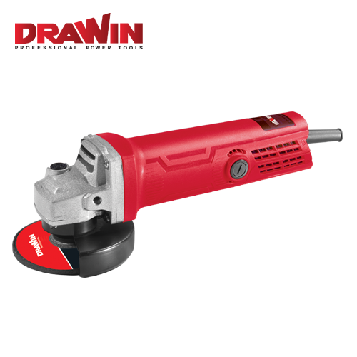 Picture of Angle Grinder 4 Inch DRAWIN With Cutting Disc, Flap Disc 2Pcs Free Item - Red