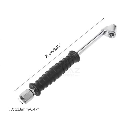 Picture of 2-in-1 Air Inflator Hose Nozzle for Head Chuck Gauge Car Tire Pressure