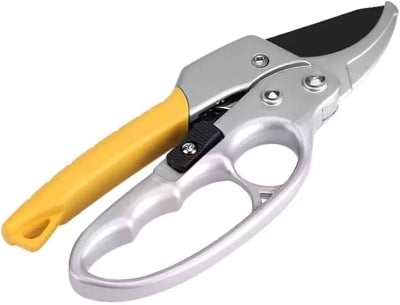 Picture of Professional Sharp Pruners, Garden Pruners, Tree Trimmers Secateurs, Bypass Pruning Shears, Secateurs, Hand Pruner, Garden Shears, Gardening Shears Clippers for Plants, Gardening Cutter - White