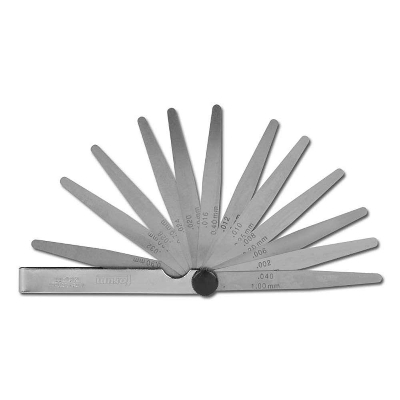 Picture of 6 Inch 17Pcs(0.02mm-1mm) Set Feeler Gauge - White