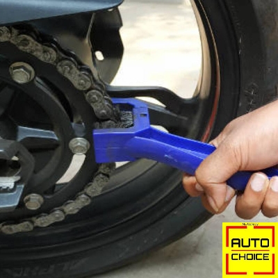 Picture of Chain Clean Brush for Motorbike/Bicycle [Blue/Red]