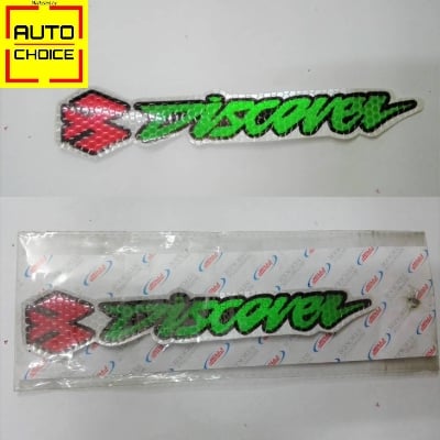 Picture of Discover Motorbike Sticker Decal Vinyl Waterproof Outdoor Long-lasting Bike Decals for Gas Tank Helmet Luggage 3D Effect