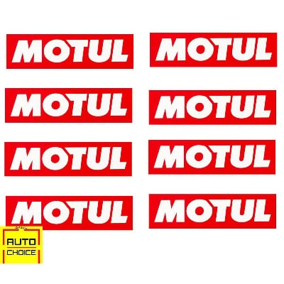 Picture of MOTUL LOGO STICKER FOR BIKES, CARS HELMETS, AND LAPTOPS - 8 pcs (Multicolor)