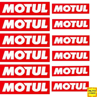 Picture of MOTUL LOGO STICKER FOR BIKES, CARS HELMETS, AND LAPTOPS - 12 pcs (Multicolor)