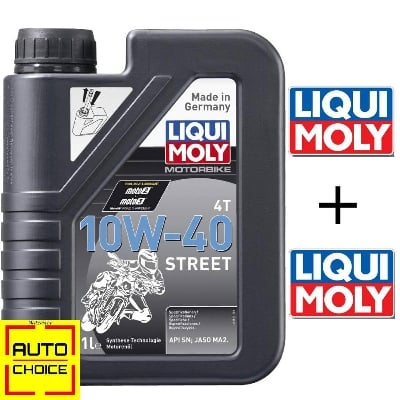 Picture of Liqui Moly 10W-40 Street Synthetic Technology Engine Oil - 1 Litre+Sticke