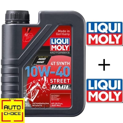 Picture of Liqui Moly Synth 10W-40 Street Race Full Synthetic Engine Oil - 1 Litre