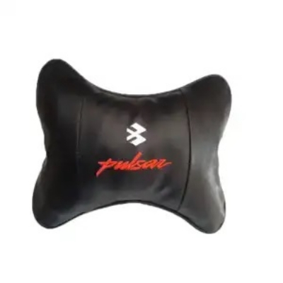 Picture of PVC Leather Bike Pillow - Bajaj pulser motorcycle pillow (Black)