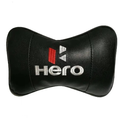 Picture of PVC Leather Bike Pillow - Hero motorcycle pillow (Black)
