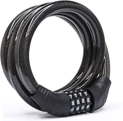 Picture of 4 digit set password safety helmet lock - cycle accessories - cycle accessories (Black)