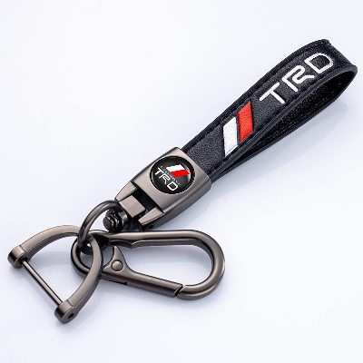 Picture of Car Key Chain for Men and Women Key Ring Accessories Black-TRD-CAR KEY RING (Black)