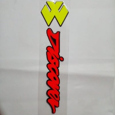 Picture of Discover Motorbike Sticker - Car Accessories (Multicolor)