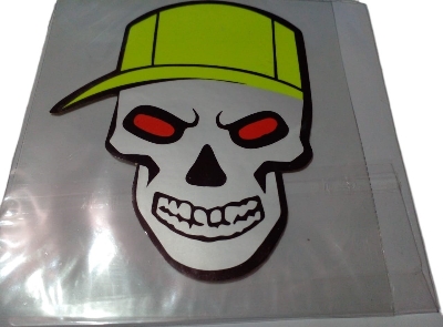 Picture of Motorbike Sticker - Car Accessories- Monster Head Sticker-2pc (Multicolor)