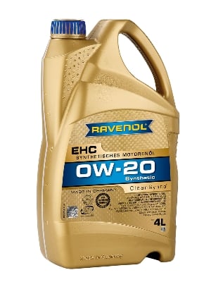 Picture of RAVENOL EHC SAE 0W-20 Synthetic Engine oil for Car -4L