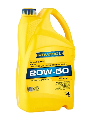 Picture of RAVENOL Formel Diesel Super SAE 20W-50 Mineral Engine oil For Truck-5L