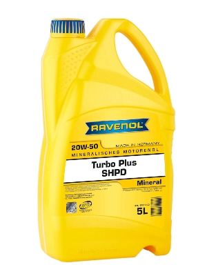 Picture of RAVENOL Turbo Plus SHPD SAE 20W-50 Mineral engine oil for Truck-5L