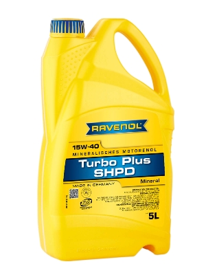 Picture of RAVENOL Turbo plus SHPD SAE 15W40 Mineral Engine oil for Truck-5L